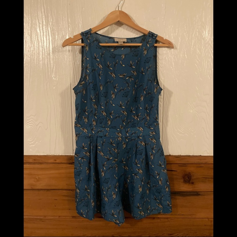 Loft Romper- Blue Floral
